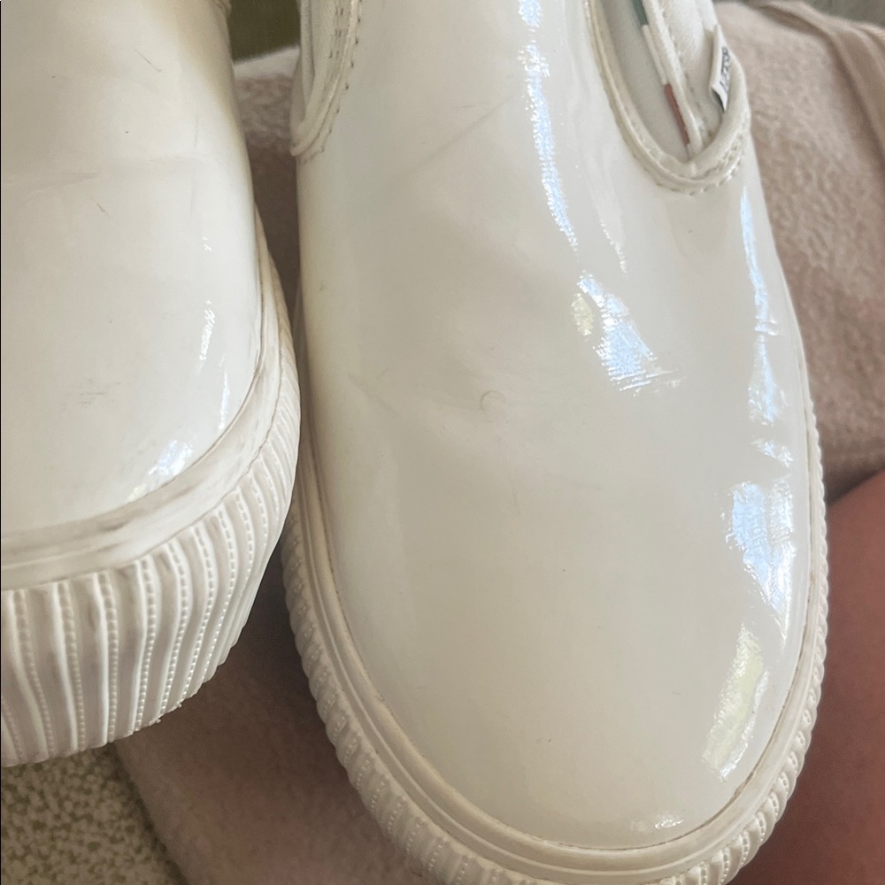 Vans White Slip-On Loafers 10 - Picture 6 of 11